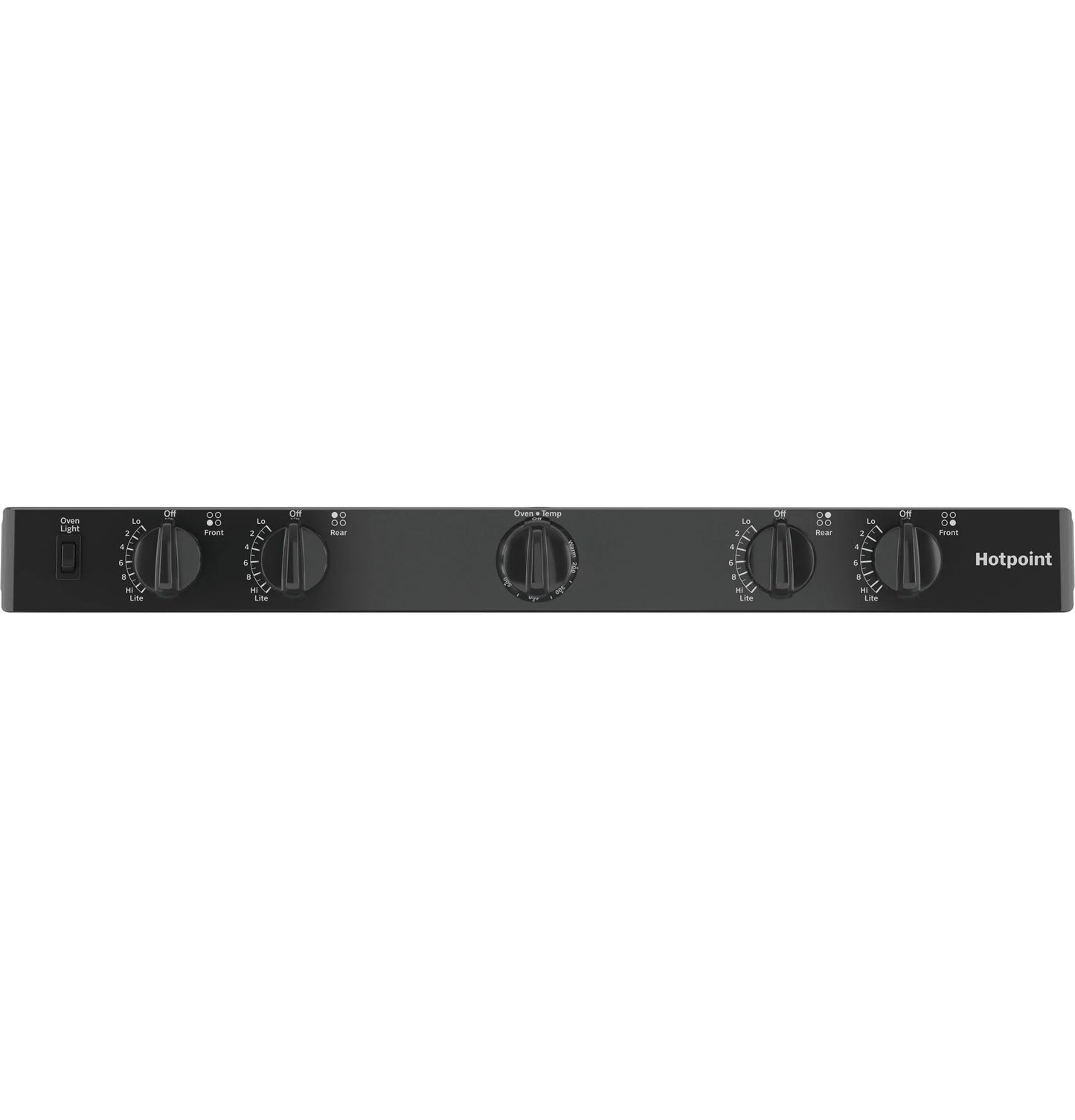 Model #RGBS330DRBB Hotpoint 30-Inches 4 burners 4.8-Cu. Feet Freestanding Natural gas Gas Range ( Black )