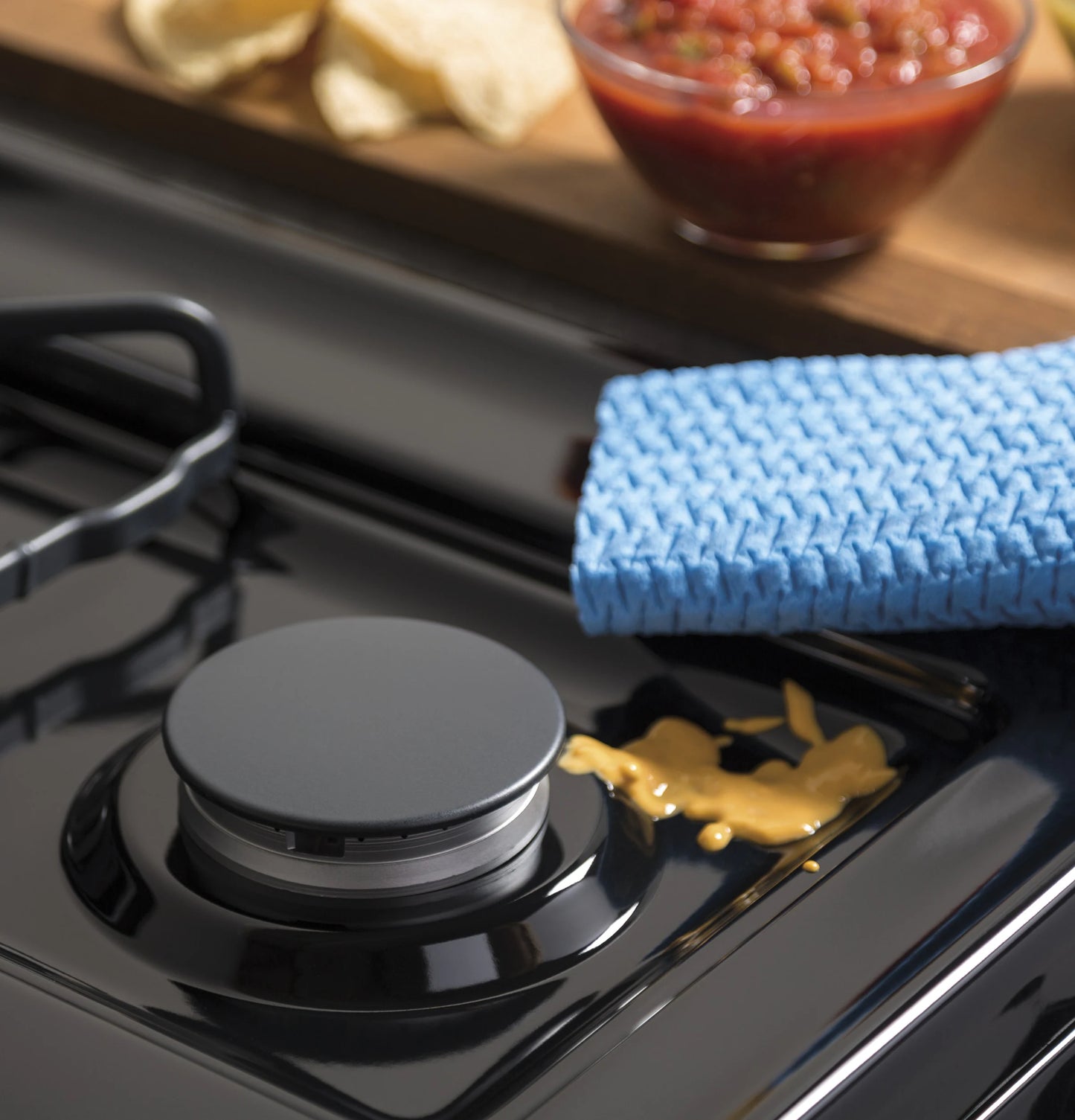 Model #RGBS330DRBB Hotpoint 30-Inches 4 burners 4.8-Cu. Feet Freestanding Natural gas Gas Range ( Black )
