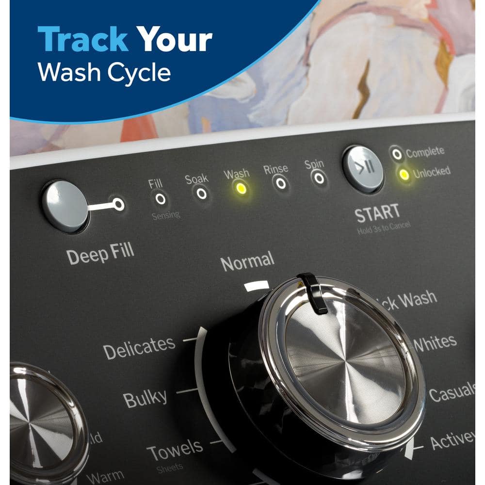 Model #GTW385ASWWS GE 4.3-Cu. Feet Agitator Top-Load Washer ( White )