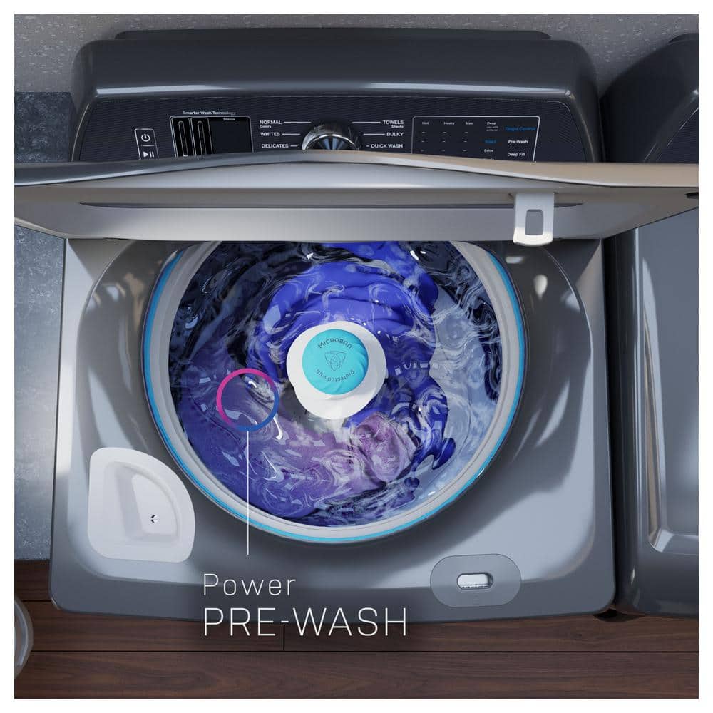 PTW705BSTWSGE Profile 5.3-Cu. Feet High Efficiency Agitator Smart Compatible Top-Load Washer ( White ) ENERGY STAR
