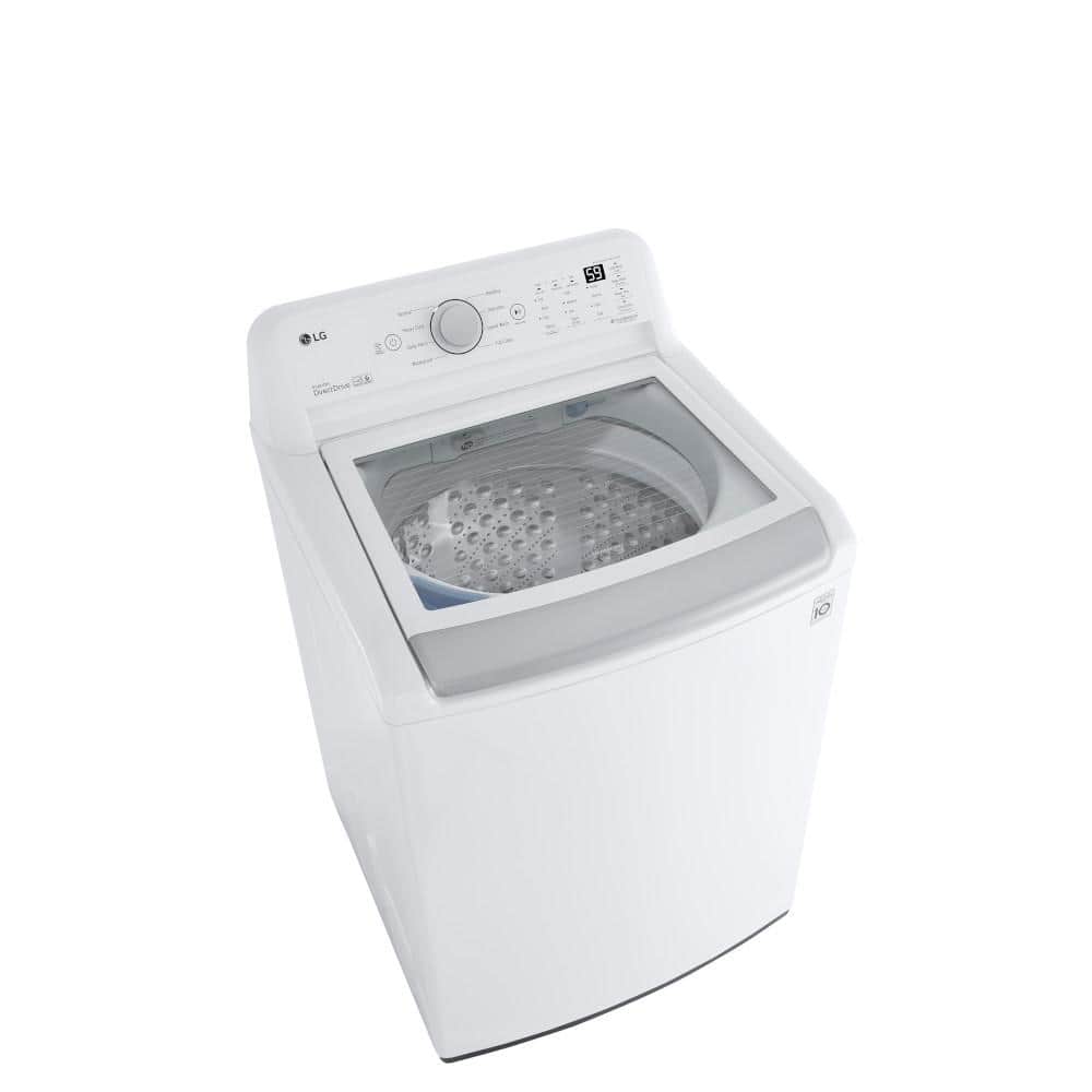 LG 5.0 cu. ft. Top Load Washer in White with Impeller, NeverRust Drum and TurboDrum Technology