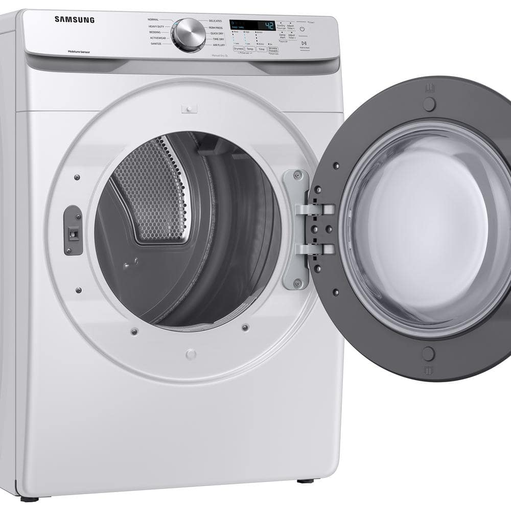 Model #DVE45T6000W Samsung 7.5-Cu. Feet Stackable Vented Electric Dryer ( White )