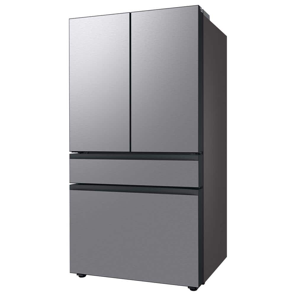 RF29BB8600QL Samsung Bespoke Standard-Depth 28.8-Cu. Feet 4.0 -Door Smart Compatible French Door Refrigerator with Dual Ice Maker with water dispenser and Door within Door ( Fingerprint Resistant Stainless Steel - All Panels ) ENERGY STAR Certified