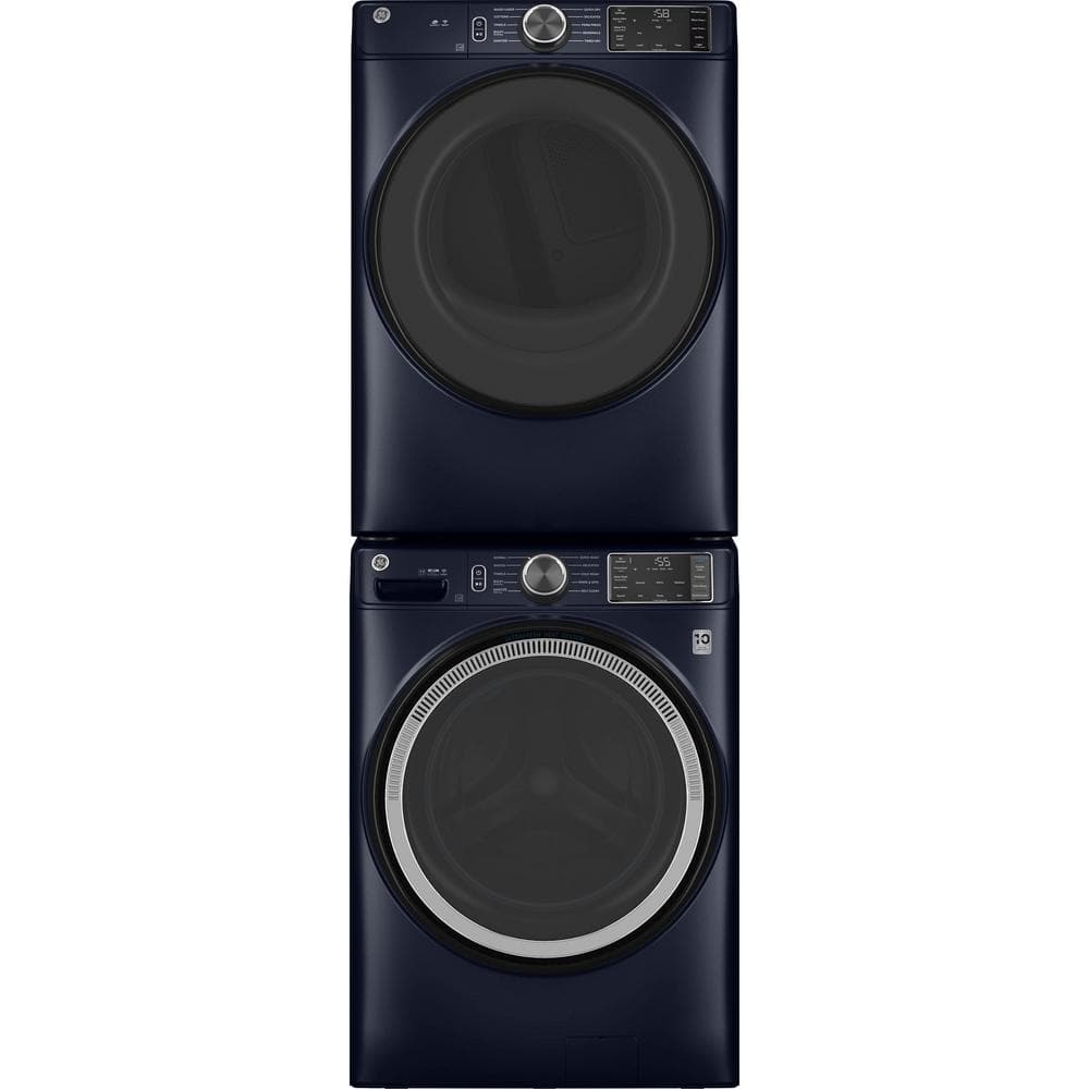 Model #GFW550SPRRS GE UltraFresh Vent System 4.8-Cu. Feet Stackable Smart Front-Load Washer ( Sapphire Blue ) ENERGY STAR