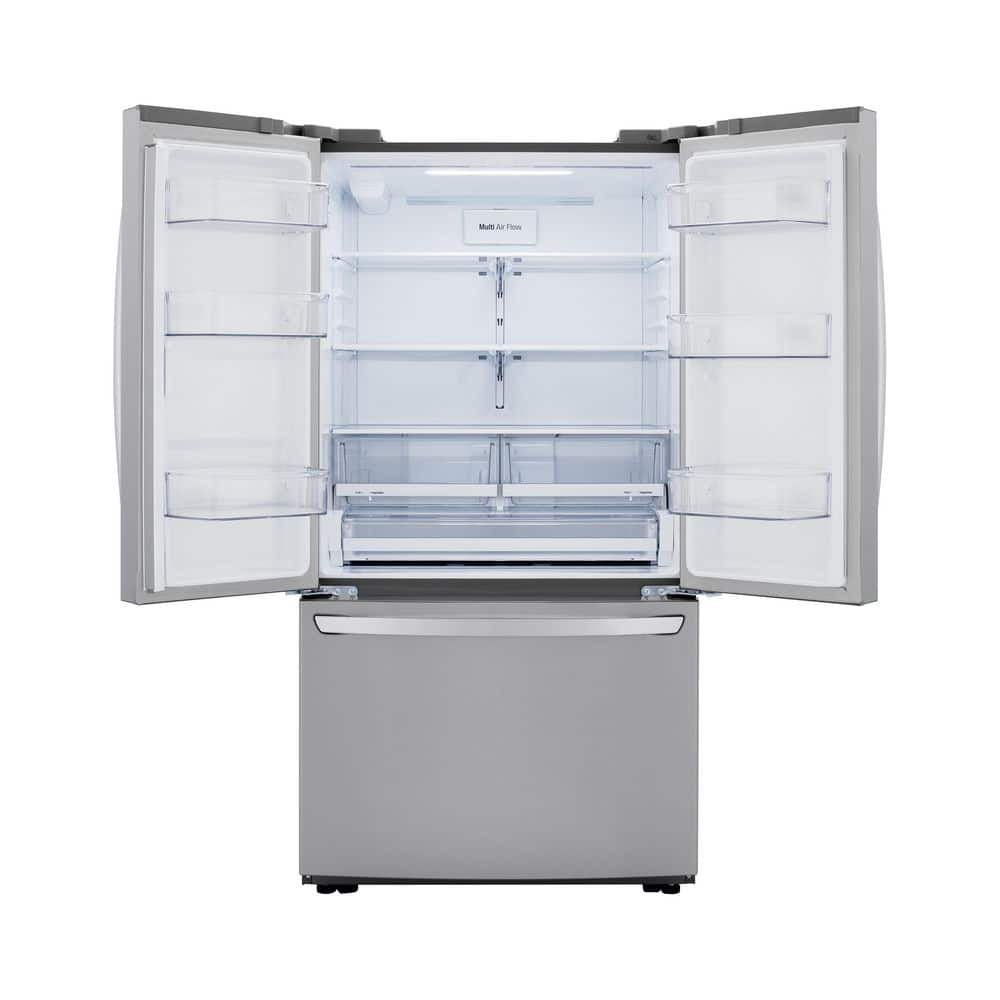 Model LRFCS29D6S LG Standard-Depth Cooling Door+ 28.7-Cu. Feet 3 -Door French Door Refrigerator with Ice Maker ( Stainless Steel ) ENERGY STAR Certified