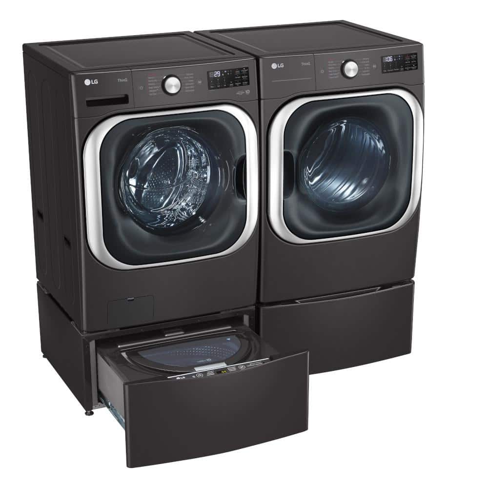 Model #DLEX8900B LG TurboSteam 9-Cu. Feet Stackable Steam Cycle Vented Electric Dryer ( Black Steel ) Energy Star Certified