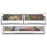 Model #GYE22GYNFS GE Counter-Depth 22.2-Cu. Feet 3 -Door French Door Refrigerator with Ice Maker with water and Ice dispenser ( Fingerprint-resistant Stainless Steel ) ENERGY STAR Certified