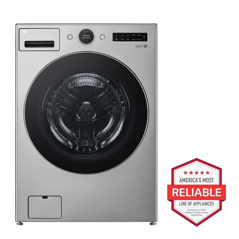 Model #WM5500HVA LG TurboWash 360 4.5-Cu. Feet High Efficiency Stackable Steam Cycle Smart Front-Load Washer ( Graphite Steel ) ENERGY STAR