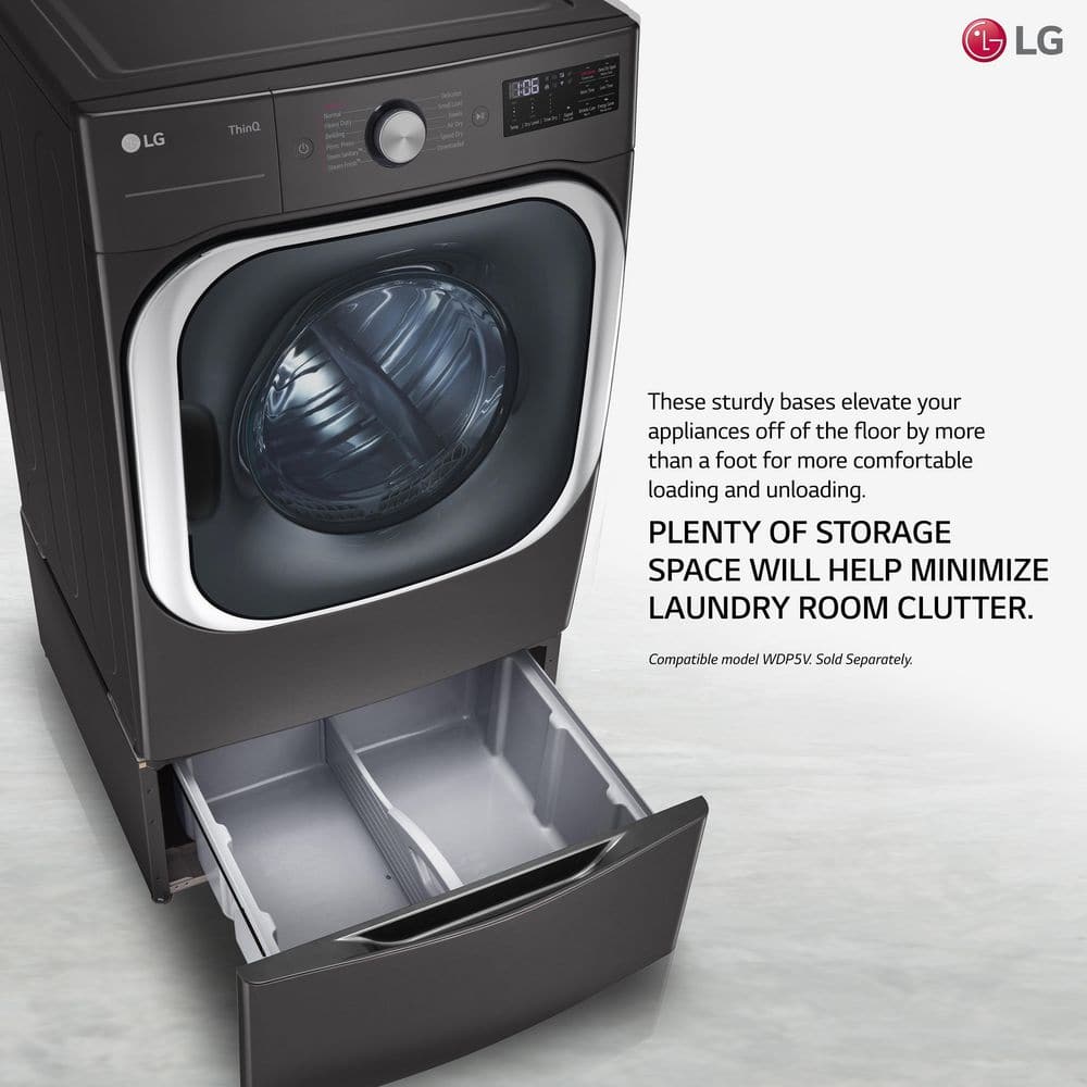 Model #DLEX8900B LG TurboSteam 9-Cu. Feet Stackable Steam Cycle Vented Electric Dryer ( Black Steel ) Energy Star Certified