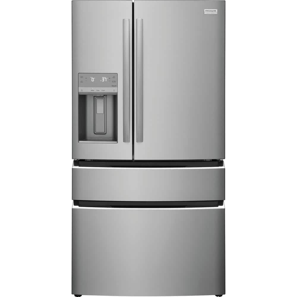 Model GRMC2273CF Frigidaire Counter-Depth 21.5-Cu. Feet 4 -Door French Door Refrigerator with Ice Maker with water and Ice dispenser ( Smudge-Proof Stainless Steel ) ENERGY STAR Certified