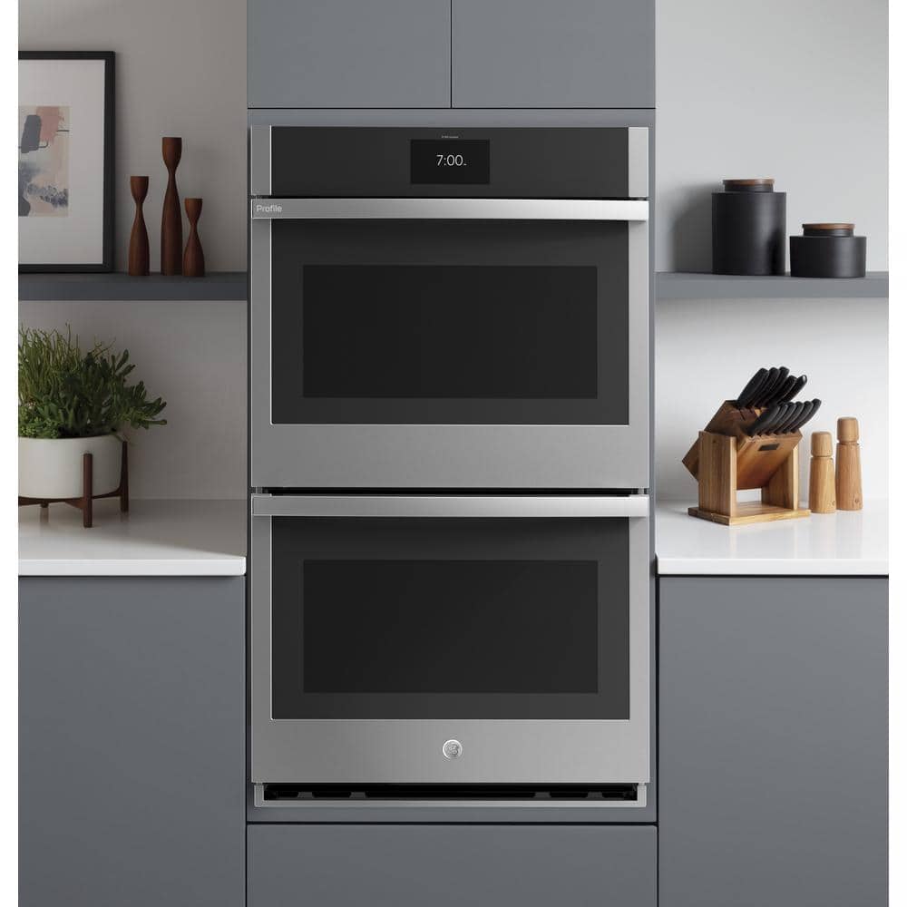 Model #PKD7000SNSS GE Profile 27 inch Smart Compatible Double Electric Wall Oven with Self + Steam Cleaning ( Stainless Steel )