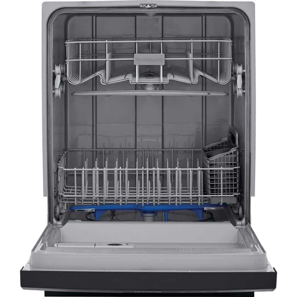 Frigidaire 24 In. in. Front Control Built-In Tall Tub Dishwasher in Stainless Steel with 3-Cycles, 55 dBA