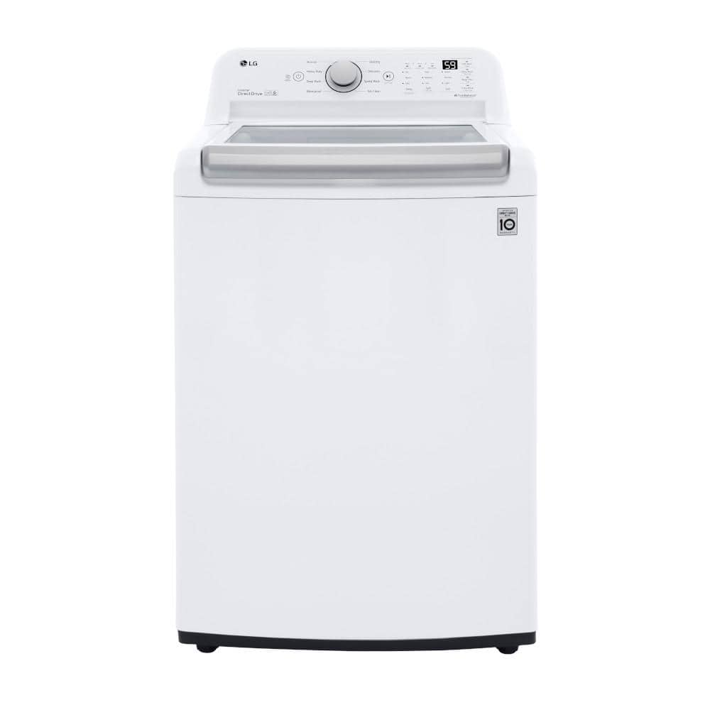 LG 5.0 cu. ft. Top Load Washer in White with Impeller, NeverRust Drum and TurboDrum Technology