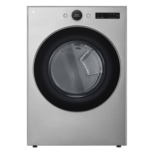 LG 7.4 cu. ft. Vented Stackable SMART Electric Dryer in Graphite Steel with TurboSteam and AI Sensor Dry Technology,  DLEX5500V