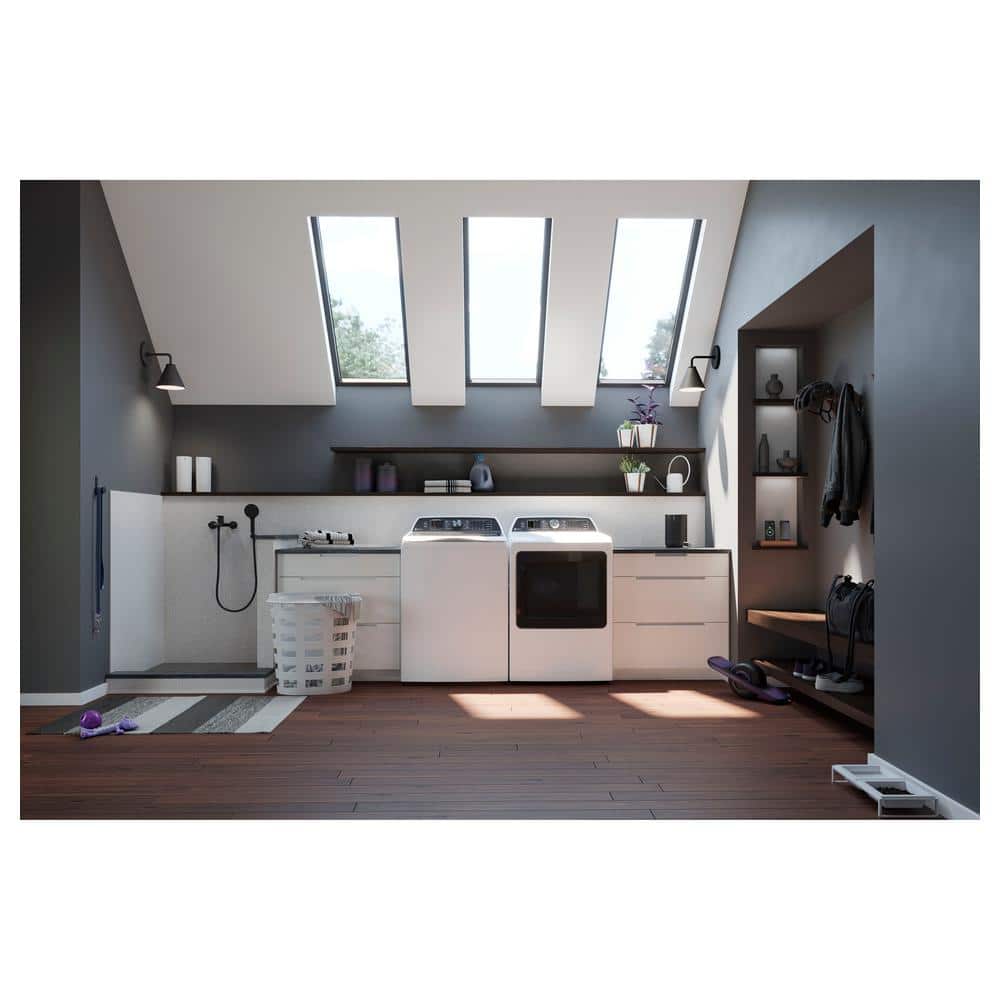 PTW705BSTWSGE Profile 5.3-Cu. Feet High Efficiency Agitator Smart Compatible Top-Load Washer ( White ) ENERGY STAR