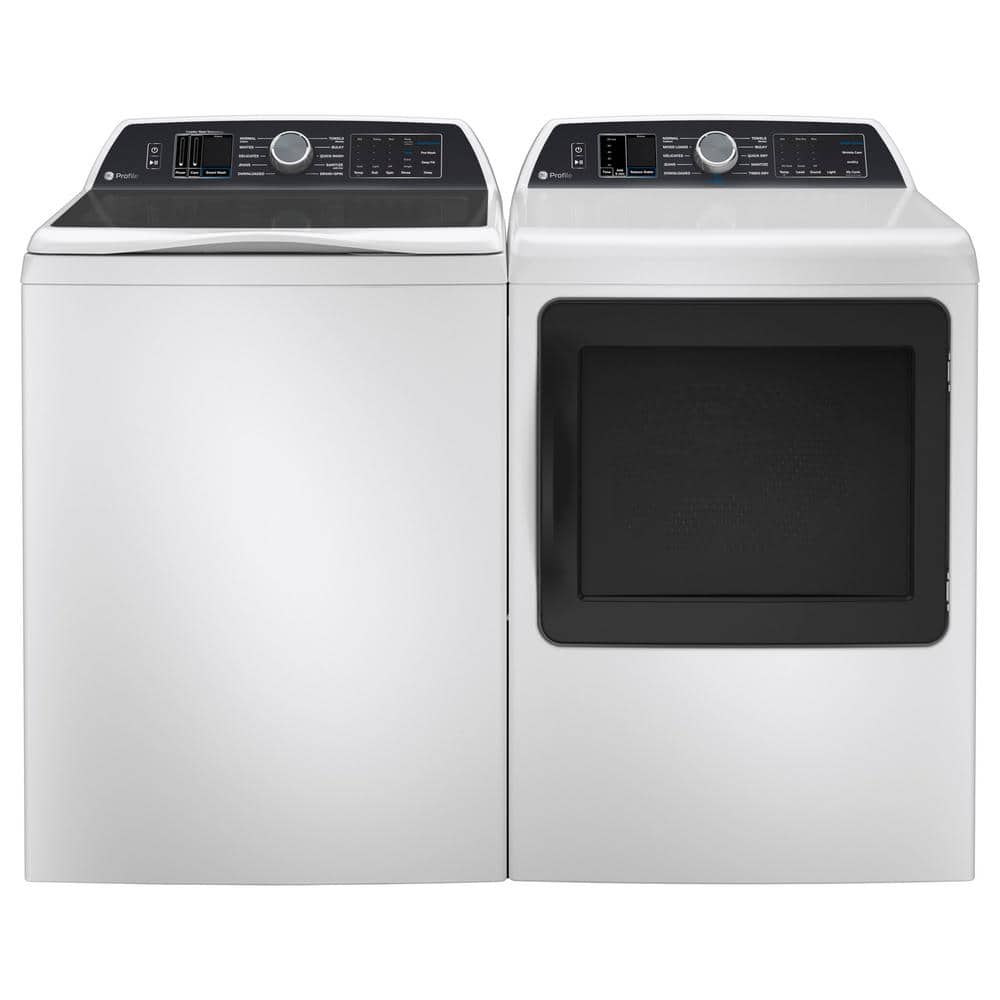 PTW705BSTWSGE Profile 5.3-Cu. Feet High Efficiency Agitator Smart Compatible Top-Load Washer ( White ) ENERGY STAR