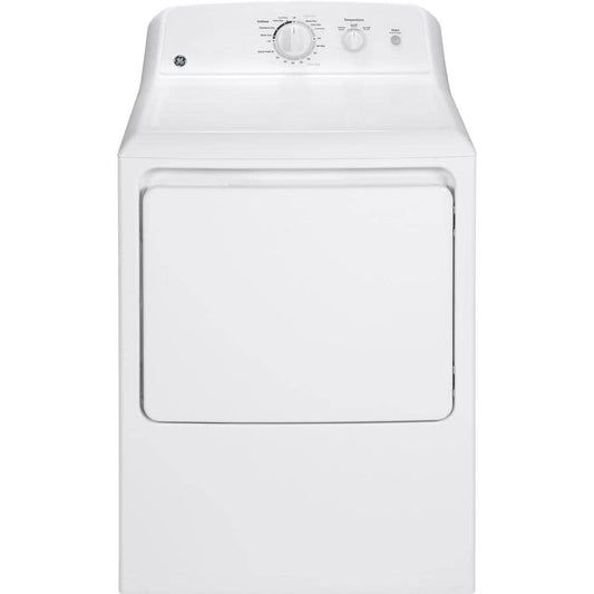 model GTX22EASKWW GE 6.2 cu. ft. White Electric Dryer