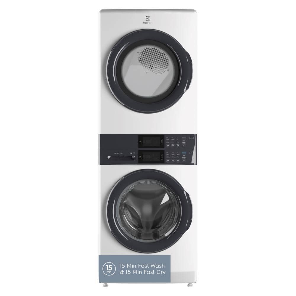 Model #ELTE7300AW Electrolux LuxCare Wash Stacked Laundry Center with 4.4-cu ft Front Load Washer and Electric 8-cu ft Dryer (ENERGY STAR)