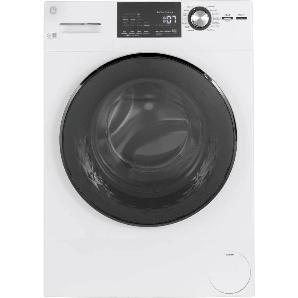 Model #GFW148SSMWW GE 2.4-Cu. Feet High Efficiency Stackable Steam Cycle Front-Load Washer ( White ) ENERGY STAR