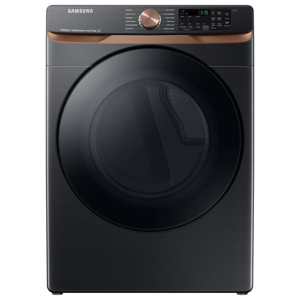 Model #DVE50BG8300V Samsung 7.5-Cu. Feet Stackable Steam Cycle Vented Electric Dryer ( Brushed Black ) Energy Star Certified