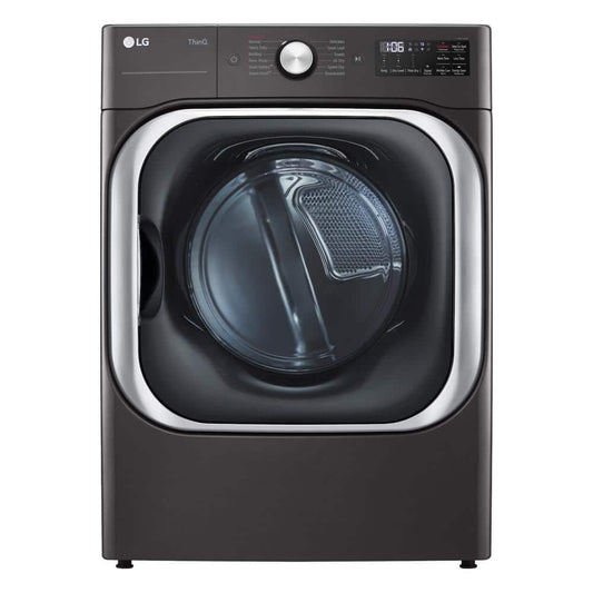 Model #DLEX8900B LG TurboSteam 9-Cu. Feet Stackable Steam Cycle Vented Electric Dryer ( Black Steel ) Energy Star Certified