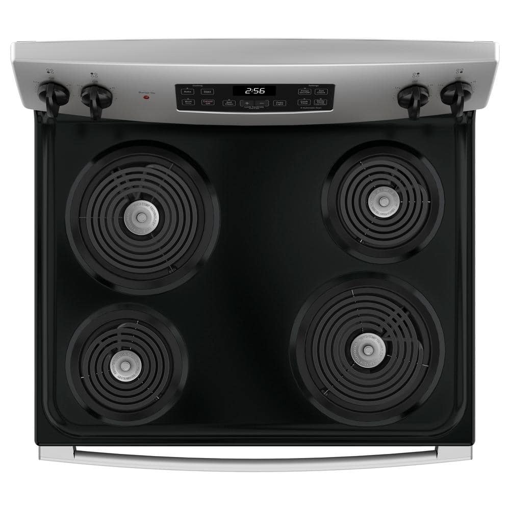 Model #JB256RTSS GE 30-Inches 4 burners 5.0-Cu. Feet Freestanding Electric Range ( Stainless Steel )
