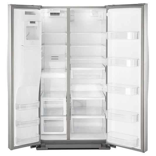 WRS588FIHZ Whirlpool 28.4-cu ft Side-by-Side Refrigerator with Ice Maker, Water and Ice Dispenser (Fingerprint Resistant Stainless Steel)