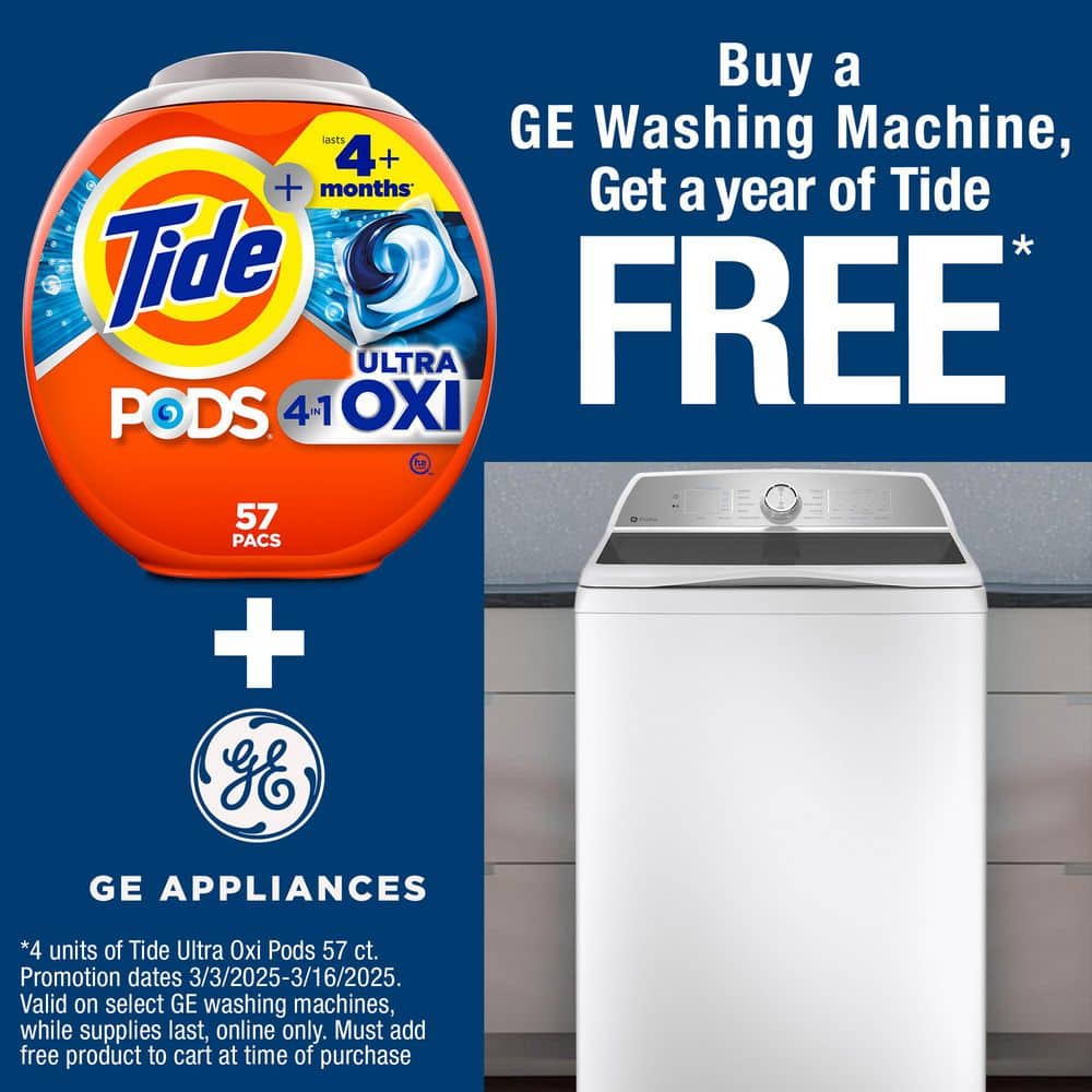 PTW705BSTWSGE Profile 5.3-Cu. Feet High Efficiency Agitator Smart Compatible Top-Load Washer ( White ) ENERGY STAR