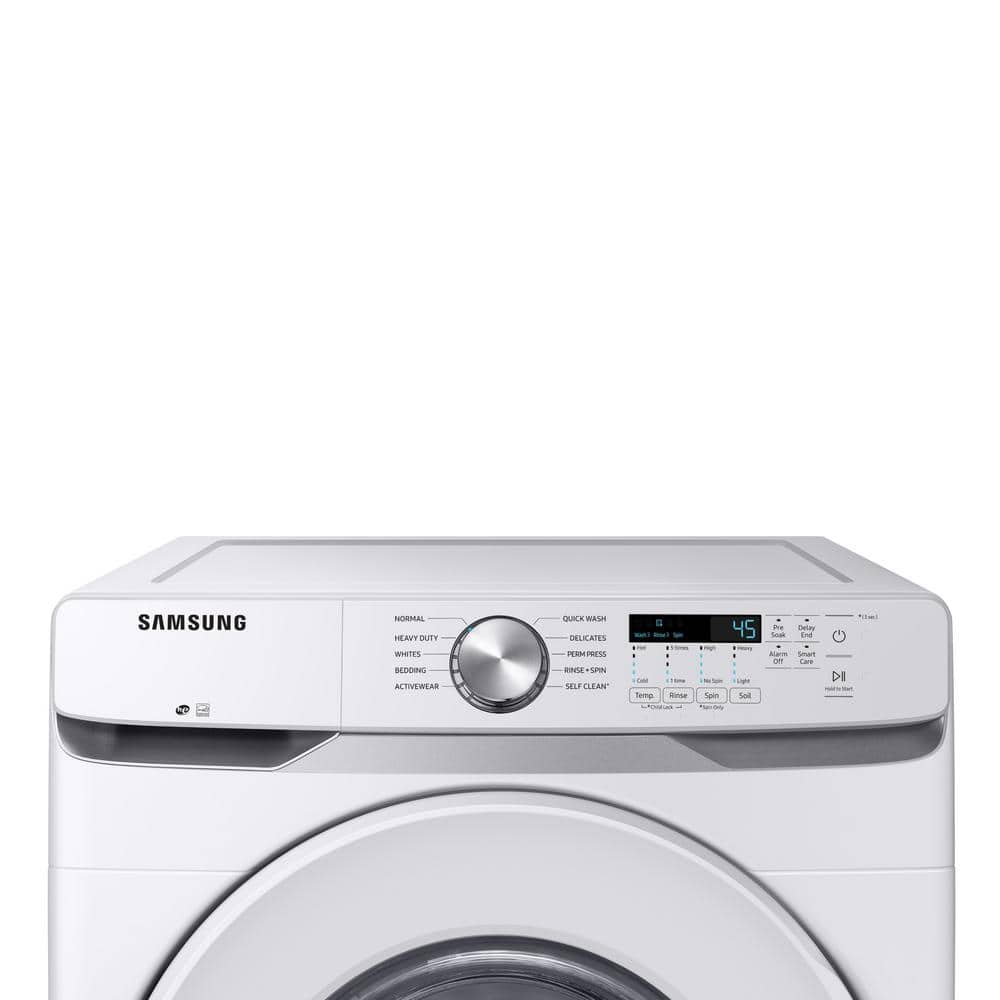 Model #WF45T6000AW Samsung 4.5-Cu. Feet High Efficiency Stackable Front-Load Washer ( White ) ENERGY STAR