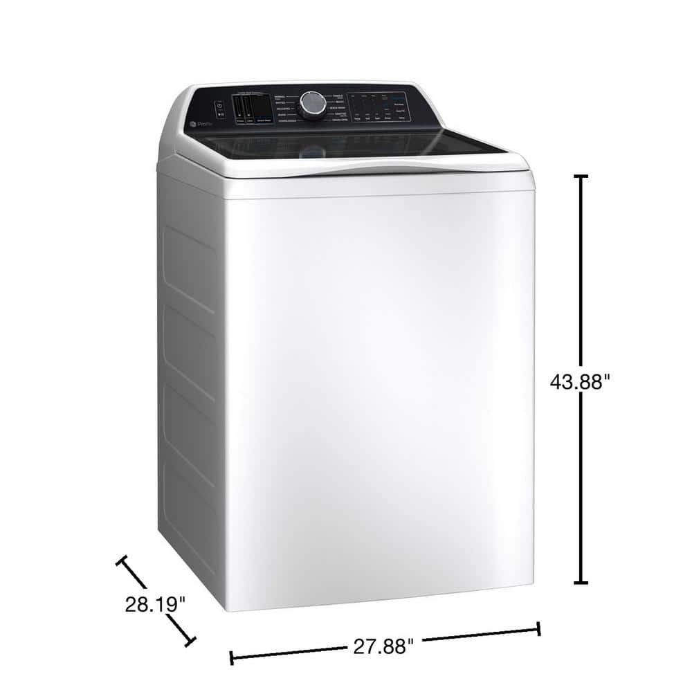 PTW705BSTWSGE Profile 5.3-Cu. Feet High Efficiency Agitator Smart Compatible Top-Load Washer ( White ) ENERGY STAR