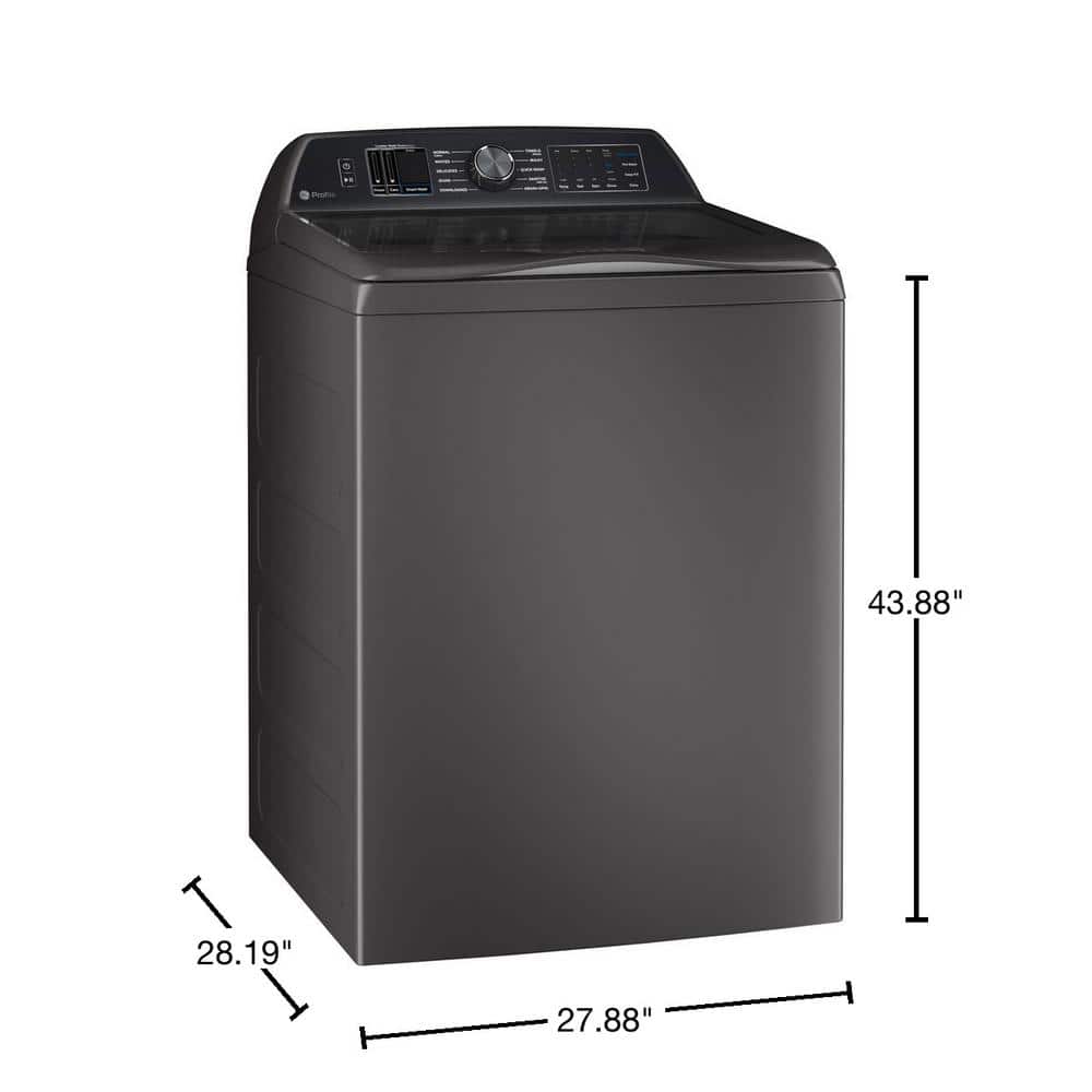 Model #PTW700BPTDG GE Profile 5.4-Cu. Feet High Efficiency Impeller Smart Compatible Top-Load Washer ( Diamond Gray ) ENERGY STAR
