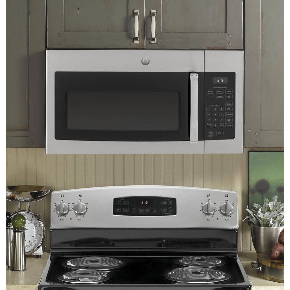 JVM3160RFSS GE 1.6 cu. ft. Over-the-Range Microwave in Stainless Steel
