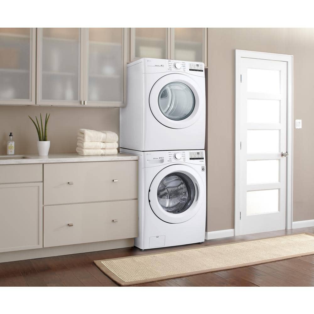 Model #WM3400CW LG 4.5-Cu. Feet High Efficiency Stackable Front-Load Washer ( White ) ENERGY STAR