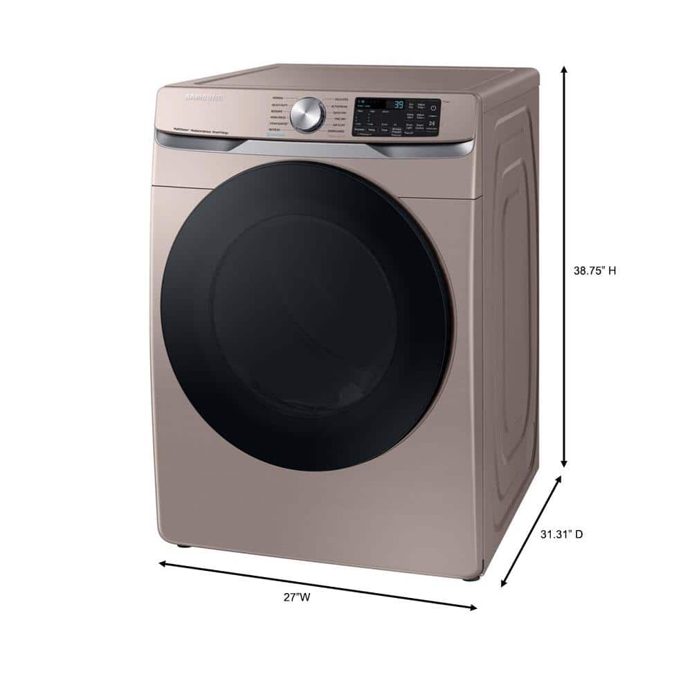 Model #DVE45B6300 Samsung 7.5-Cu. Feet Stackable Steam Cycle Vented |
