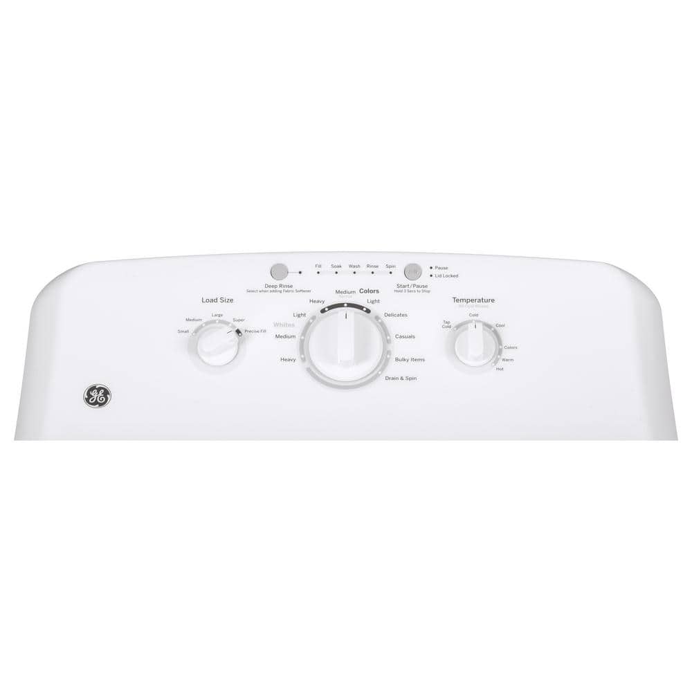 GE 3.8 cu. ft. Top Load Washing Machine, White