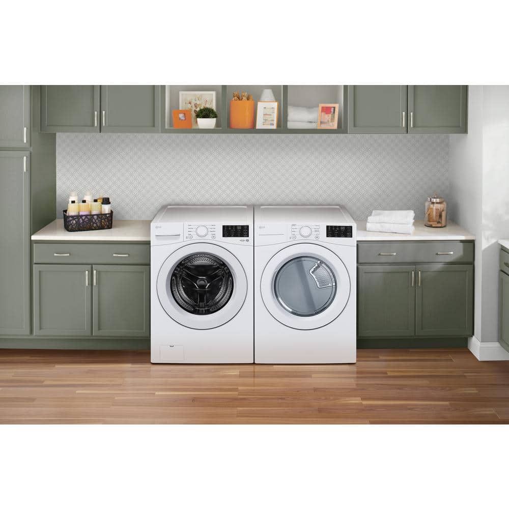 WM3470CW LG 6 Motion Technology 5-Cu. Feet Stackable Front-Load Washer ( White ) ENERGY STAR