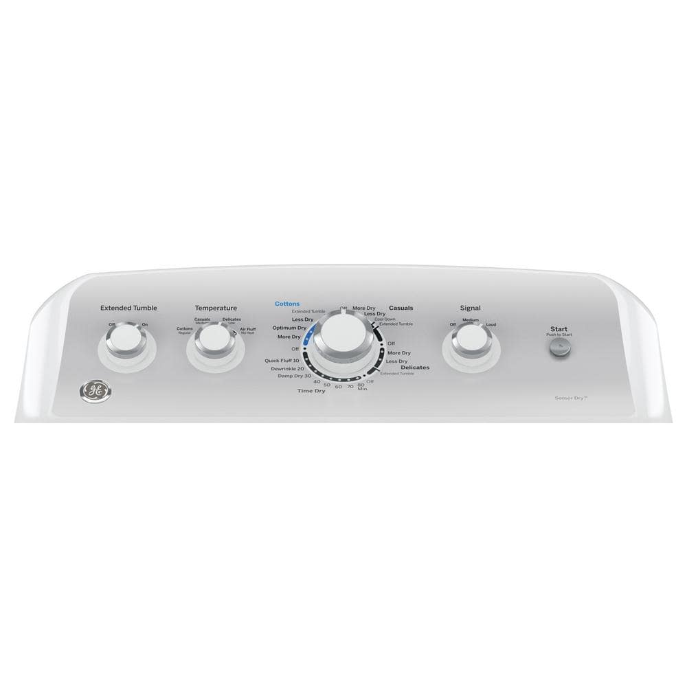 Model # GTD45EASJWS 7.2 cu. ft. Electric Dryer in White with Sensor Dry