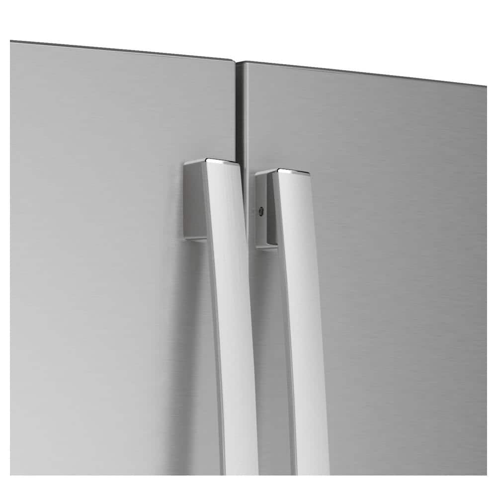 Model #PFE28KYNFS GE Profile Standard-Depth 27.8-Cu. Feet 3 -Door French Door Refrigerator with Ice Maker with water and Ice dispenser ( Fingerprint-resistant Stainless Steel ) ENERGY STAR Certified