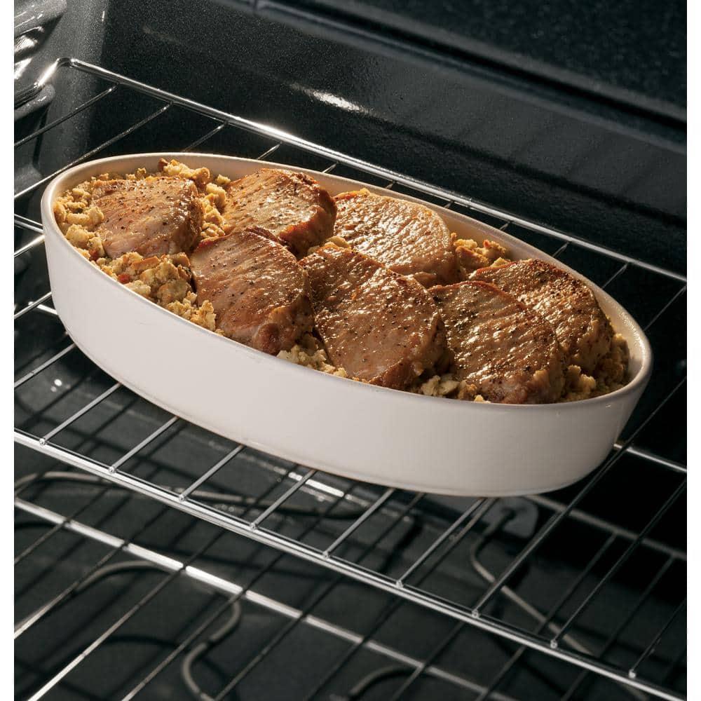 Model #JB256RTSS GE 30-Inches 4 burners 5.0-Cu. Feet Freestanding Electric Range ( Stainless Steel )