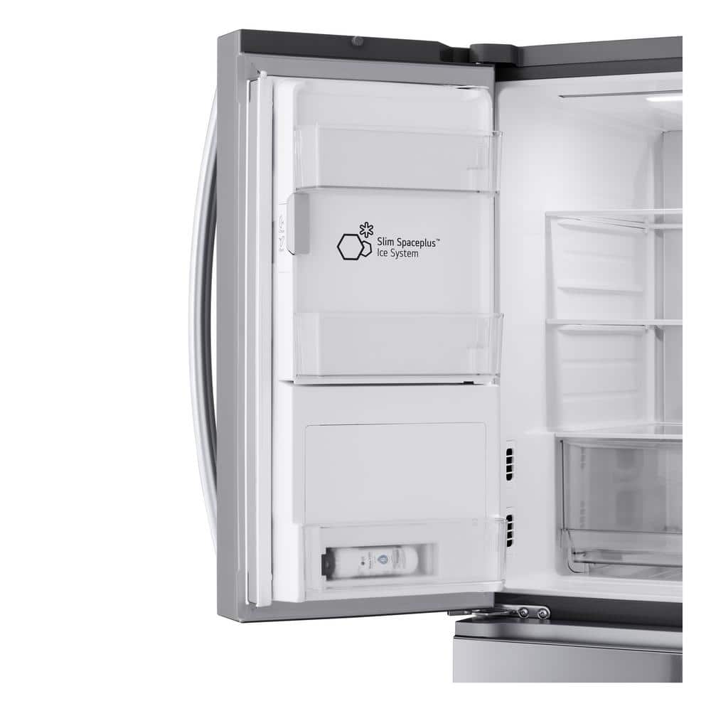 LF29H8330S LG 29 cu. ft. SMART Standard Depth MAX French Door Refrigerator with Full Convert Drawer in PrintProof Stainless Steel