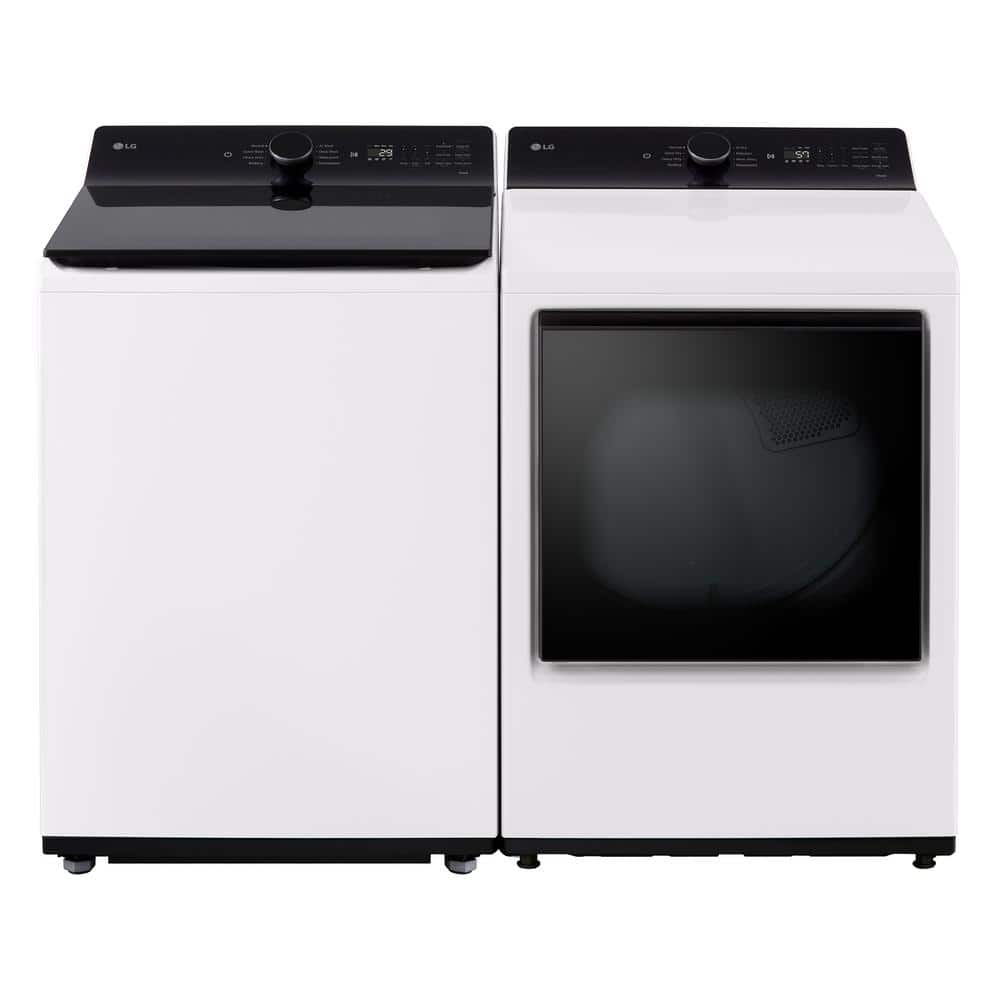 LG 5.5 cu. ft. SMART Top Load Washer in Alpine White with Impeller, Easy Unload and TurboWash3D Technology