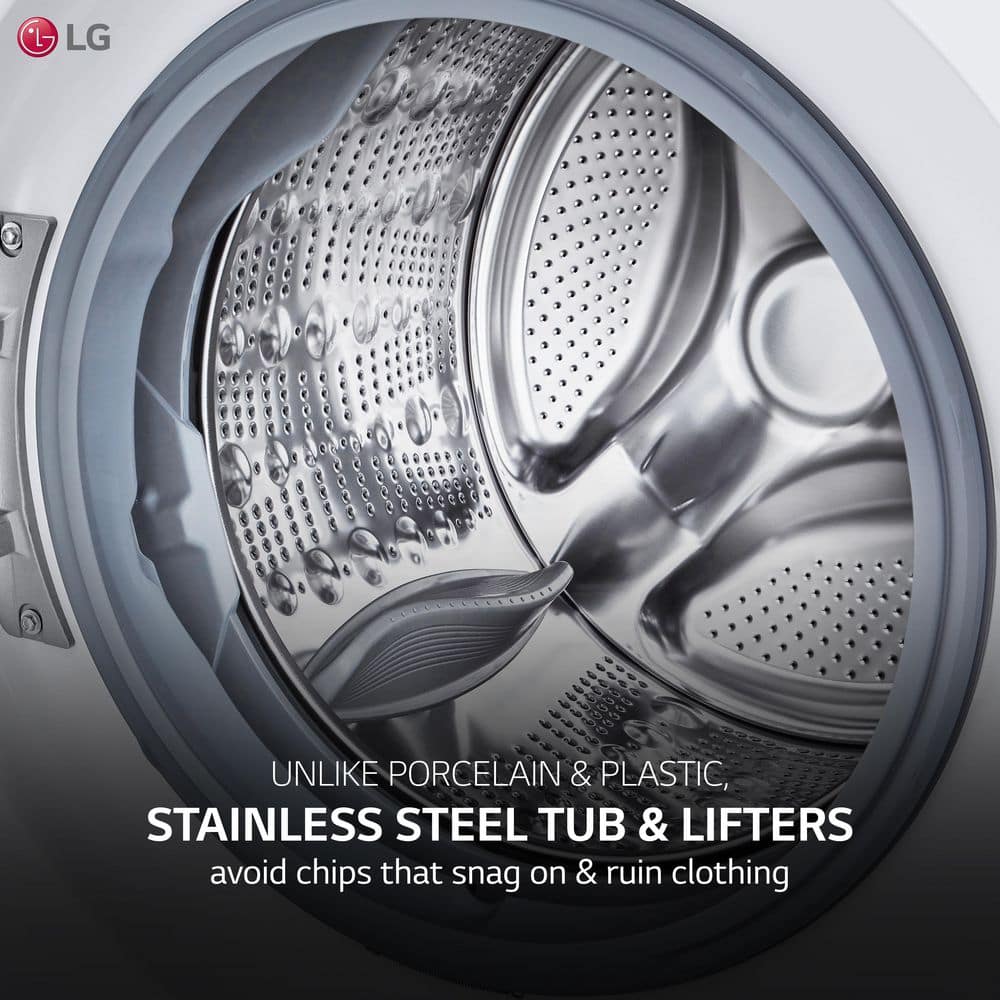 Model #WM3400CW LG 4.5-Cu. Feet High Efficiency Stackable Front-Load Washer ( White ) ENERGY STAR