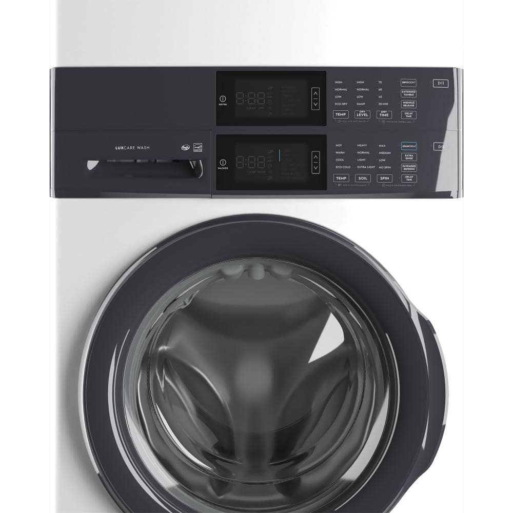 Model #ELTE7300AW Electrolux LuxCare Wash Stacked Laundry Center with 4.4-cu ft Front Load Washer and Electric 8-cu ft Dryer (ENERGY STAR)