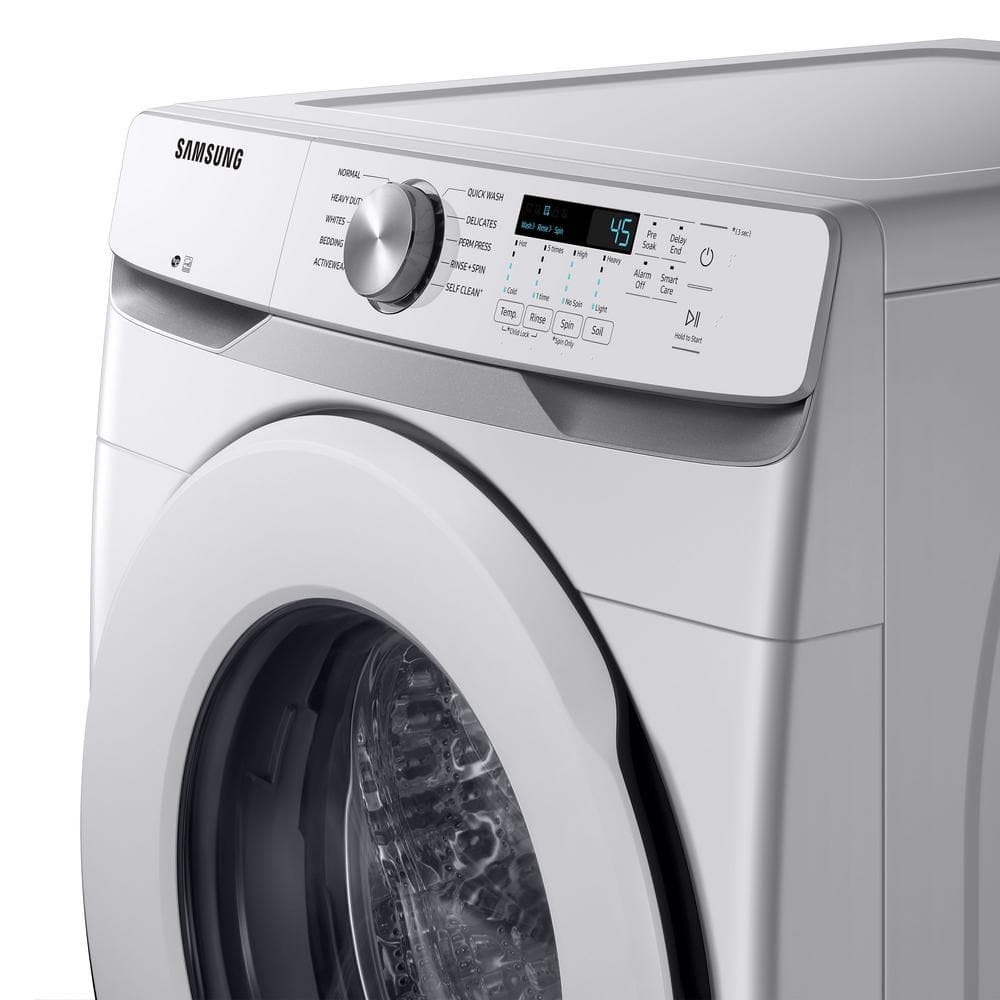 Model #WF45T6000AW Samsung 4.5-Cu. Feet High Efficiency Stackable Front-Load Washer ( White ) ENERGY STAR