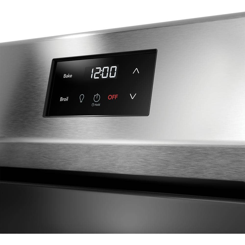FCRE3052BS Frigidaire 30-Inches Glass Top 5 burners 5.3-Cu. Feet Freestanding Electric Range Stainless Steel )