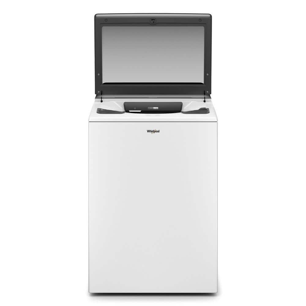 Whirlpool 5.2 - 5.3 cu. ft. Smart Top Load Washing Machine in White with 2 in 1 Removable Agitator, ENERGY STAR