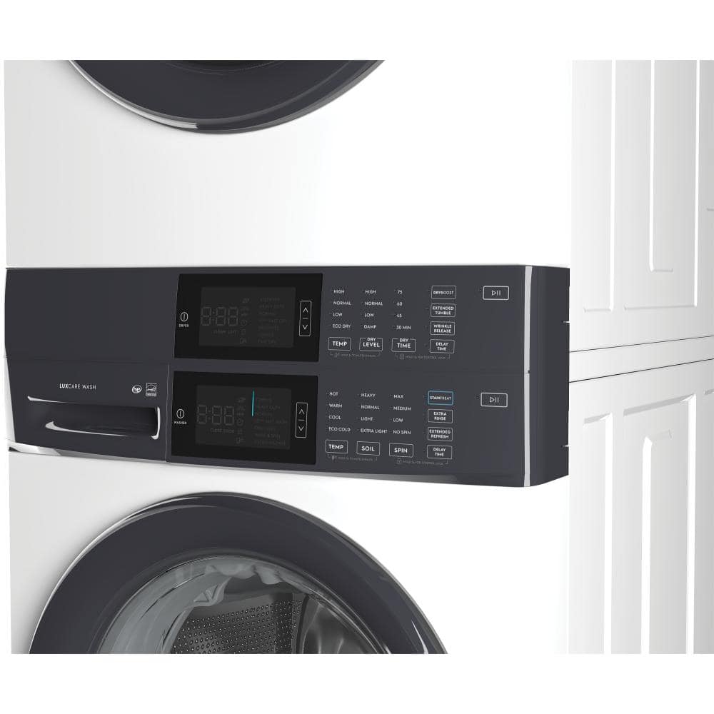 Model #ELTE7300AW Electrolux LuxCare Wash Stacked Laundry Center with 4.4-cu ft Front Load Washer and Electric 8-cu ft Dryer (ENERGY STAR)