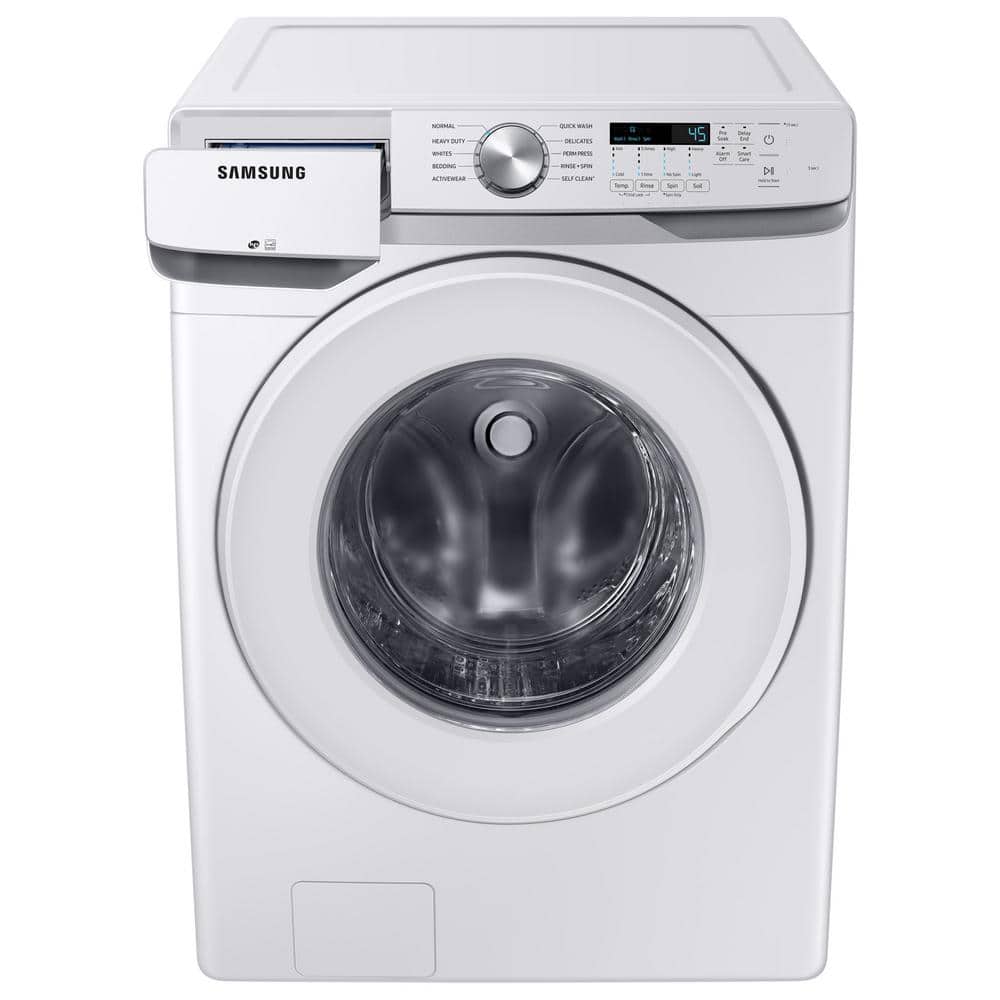 Model #WF45T6000AW Samsung 4.5-Cu. Feet High Efficiency Stackable Front-Load Washer ( White ) ENERGY STAR