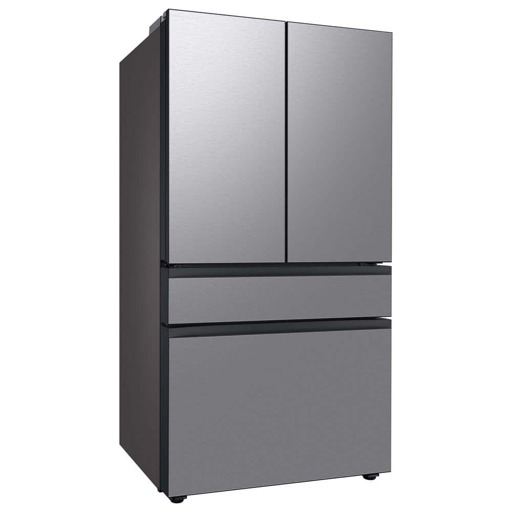 RF29BB8600QL Samsung Bespoke Standard-Depth 28.8-Cu. Feet 4.0 -Door Smart Compatible French Door Refrigerator with Dual Ice Maker with water dispenser and Door within Door ( Fingerprint Resistant Stainless Steel - All Panels ) ENERGY STAR Certified
