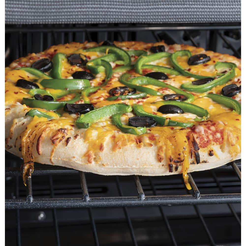 Model #JTS5000SVSS GE 30 inch Smart Compatible Single Electric Wall Oven with Air Fry True Convection and Self + Steam Cleaning ( Stainless Steel )